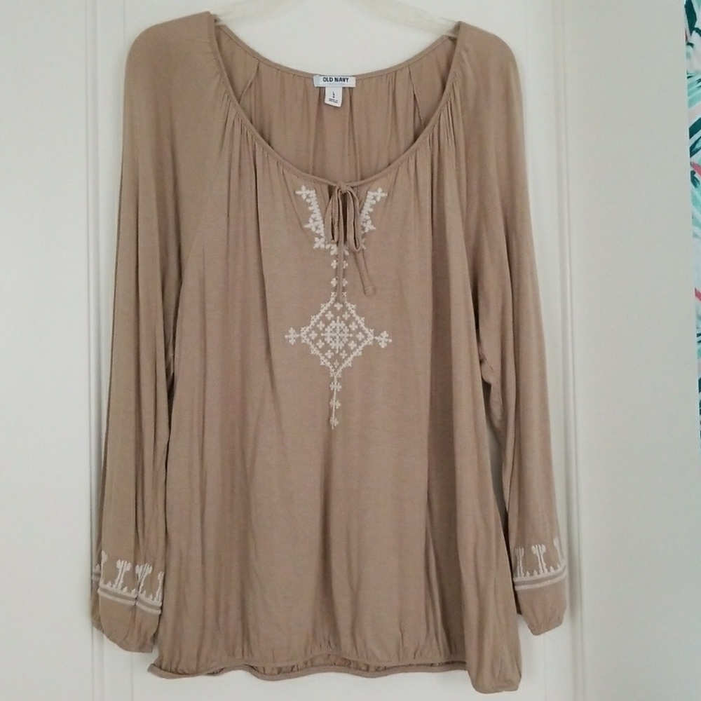 Aztec Stitched Top